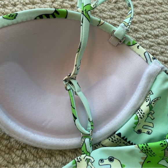 Shein Dinosaur Bikini Top Size S - Picture 5 of 8